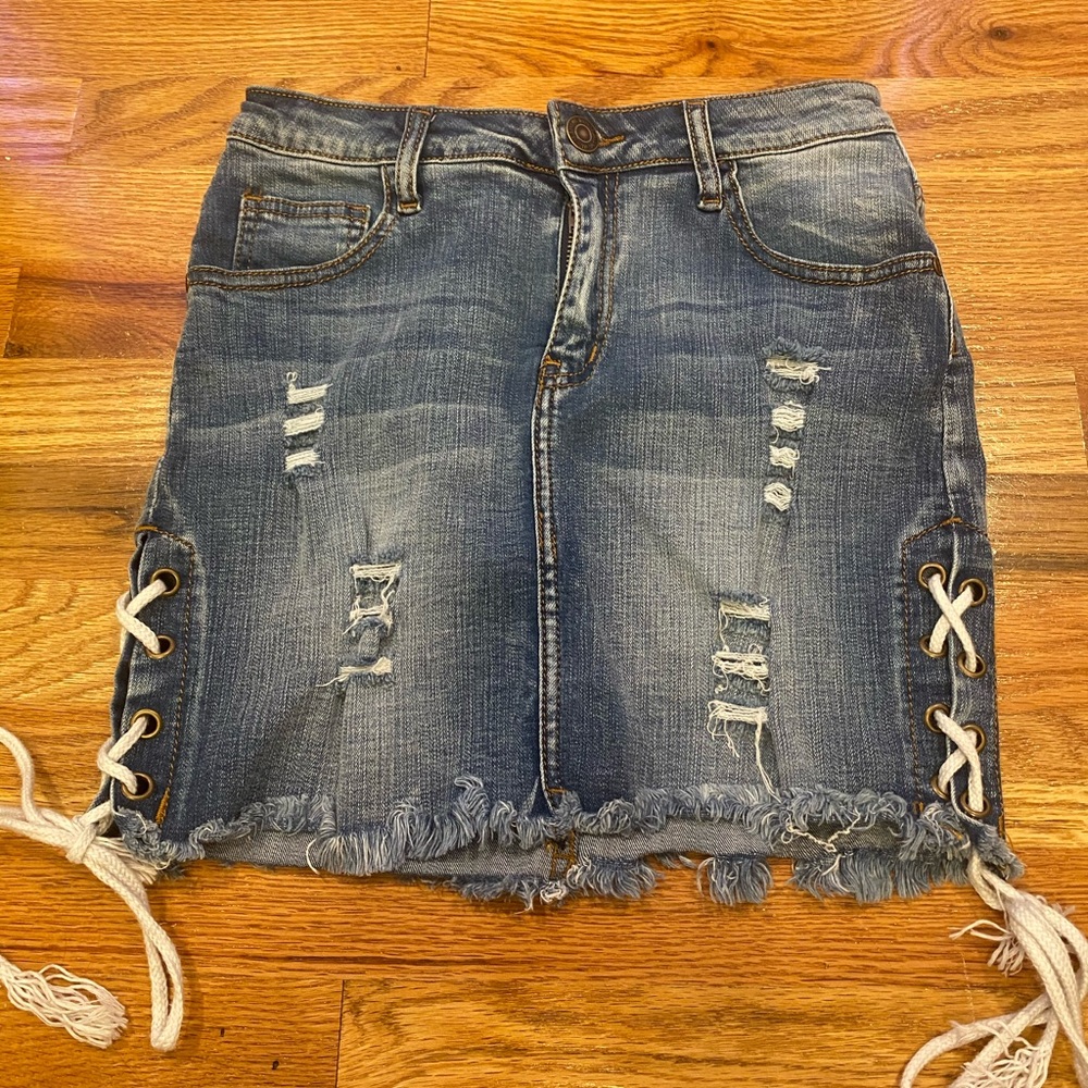 Jean skirt!